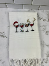 Load image into Gallery viewer, Holiday wine glasses
